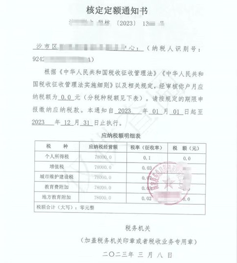 個體戶定期定額自動申報辦理結果